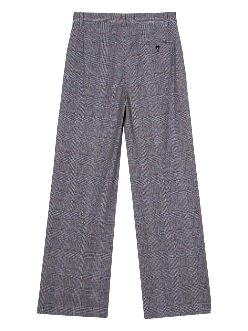 Circolo 1901 Prince of Wales Trousers — Gray, view 2
