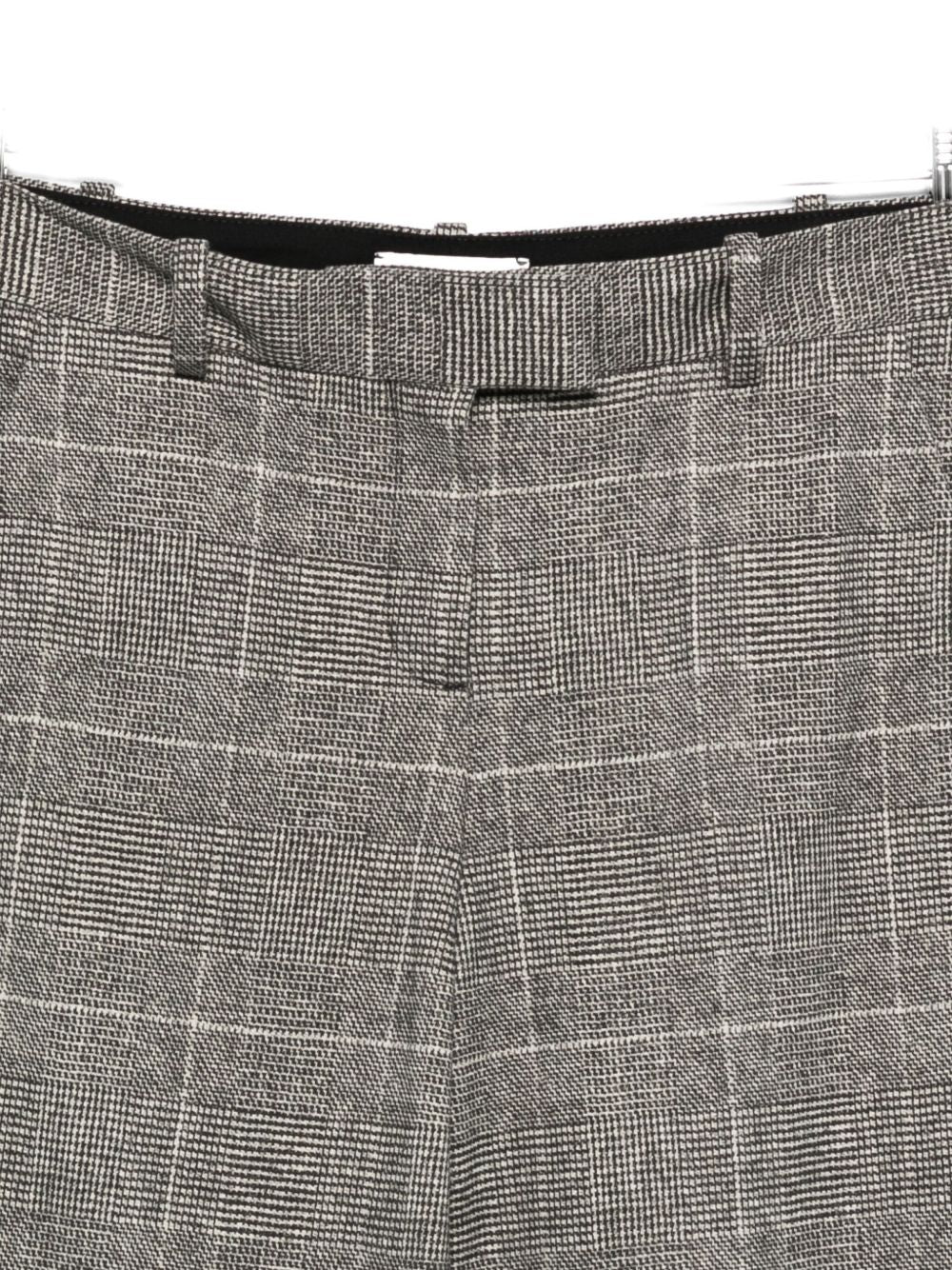 Circolo 1901 Checked Cotton Trousers — grey, view 3