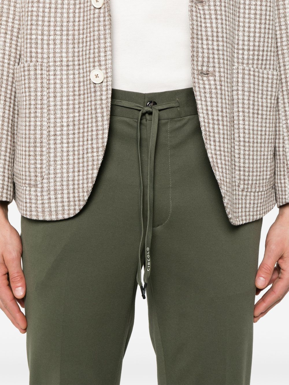 Circolo 1901 Cotton Trousers — khaki, view 2