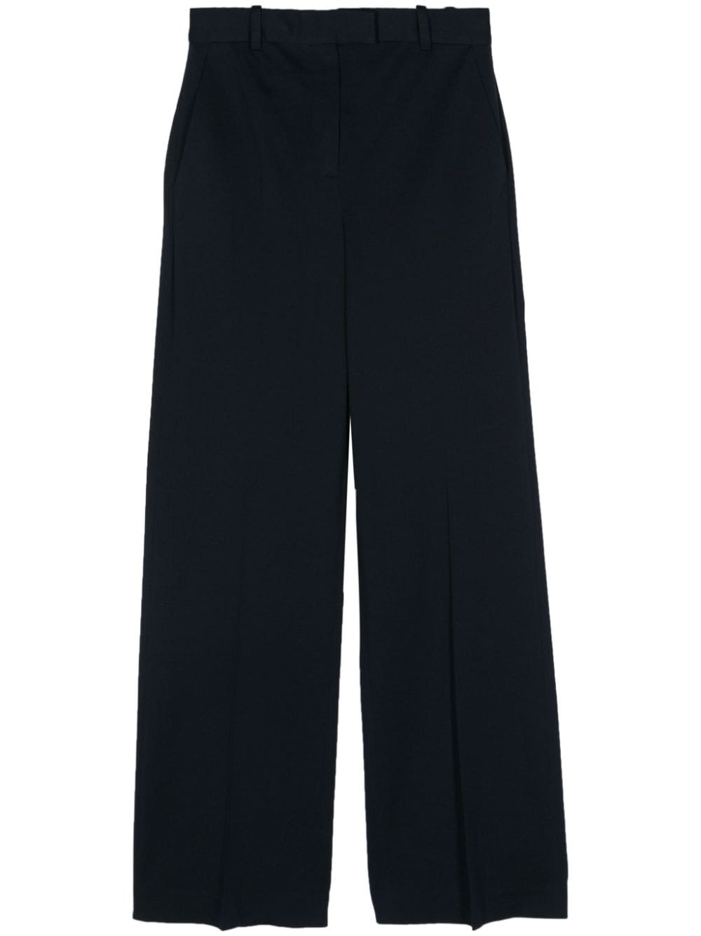 Circolo 1901 Stretch-Cotton Piqué Trousers — Navy by Circolo 1901