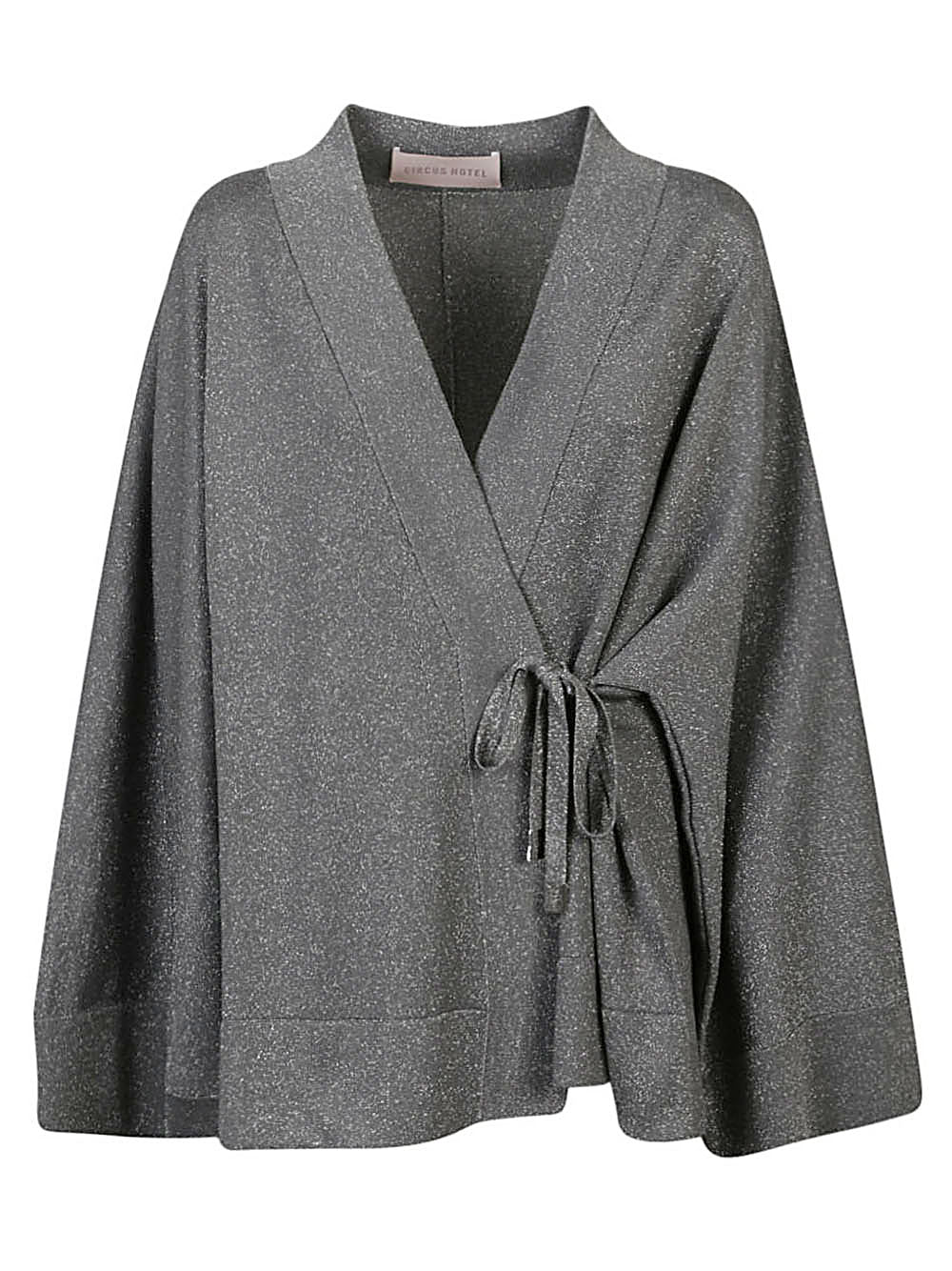 Circus Hotel Viscose Wrap Kimono — Gray by Circus Hotel
