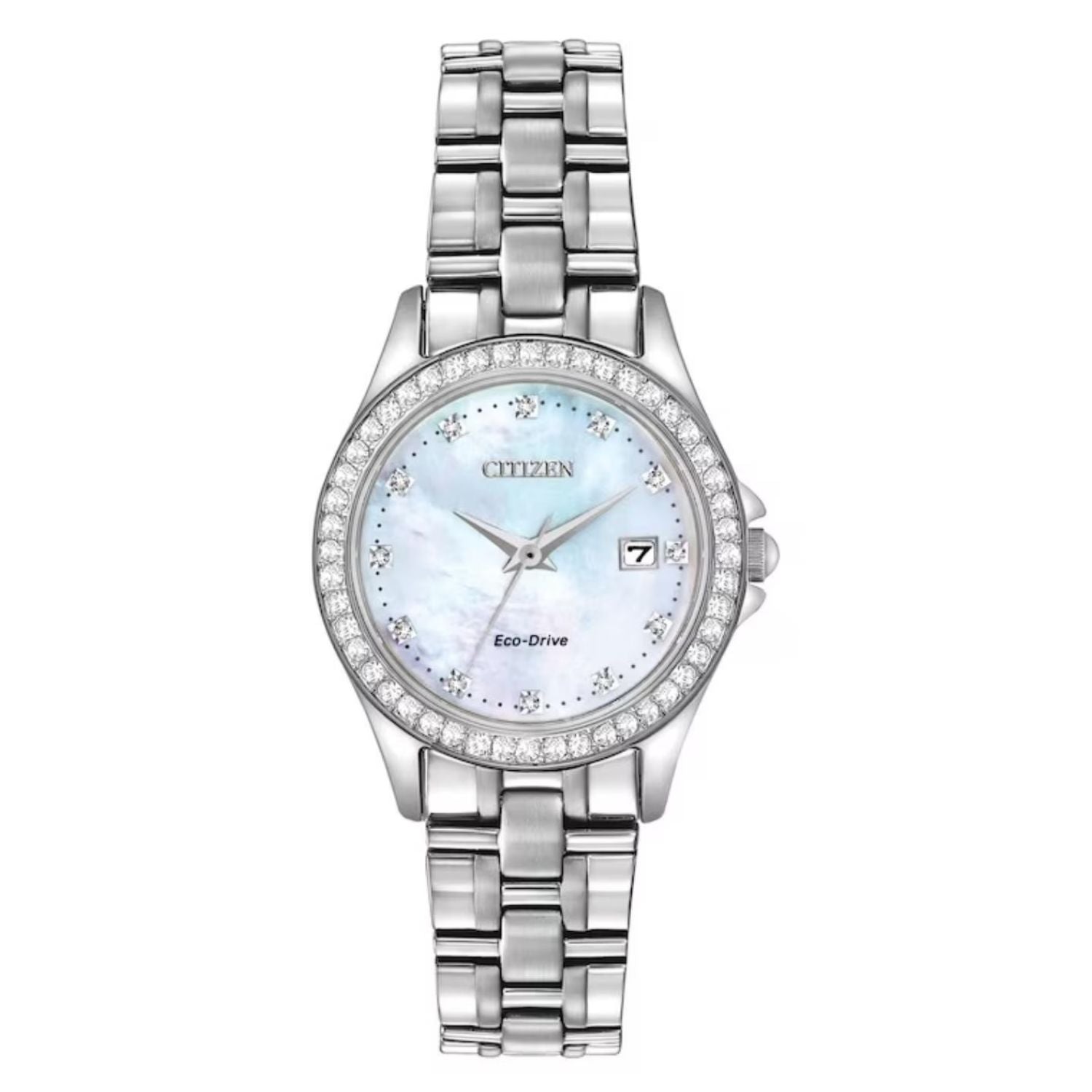 Citizen Stainless Steel Quartz Watch — Blue by Citizen