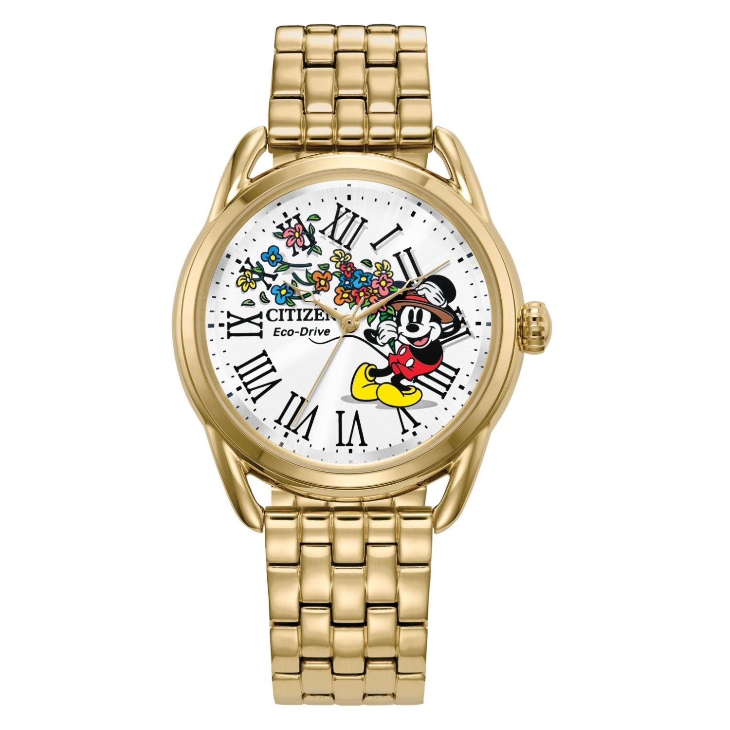 Citizen Mickey Character Dial Watch — Gold by Citizen