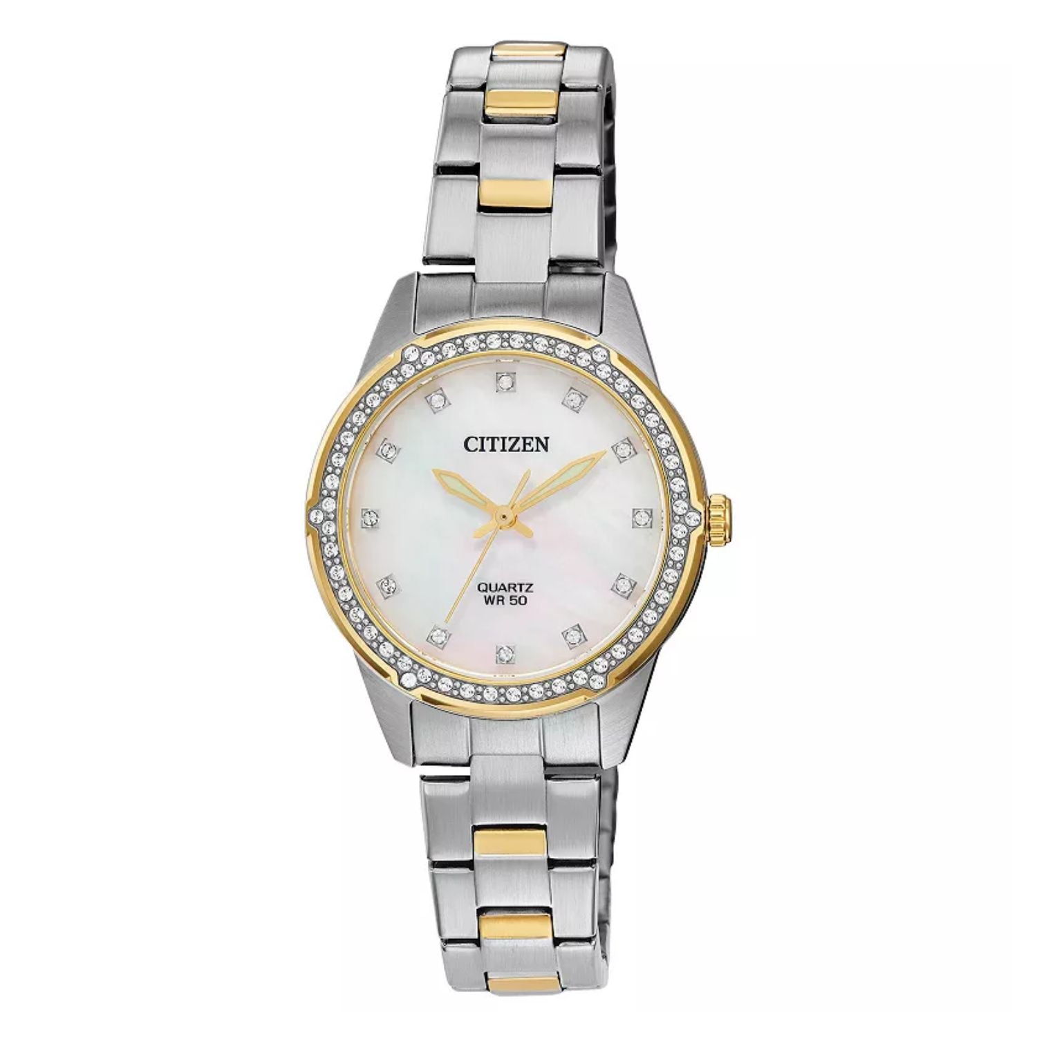Citizen Crystal-Accented Watch — Silver by Citizen