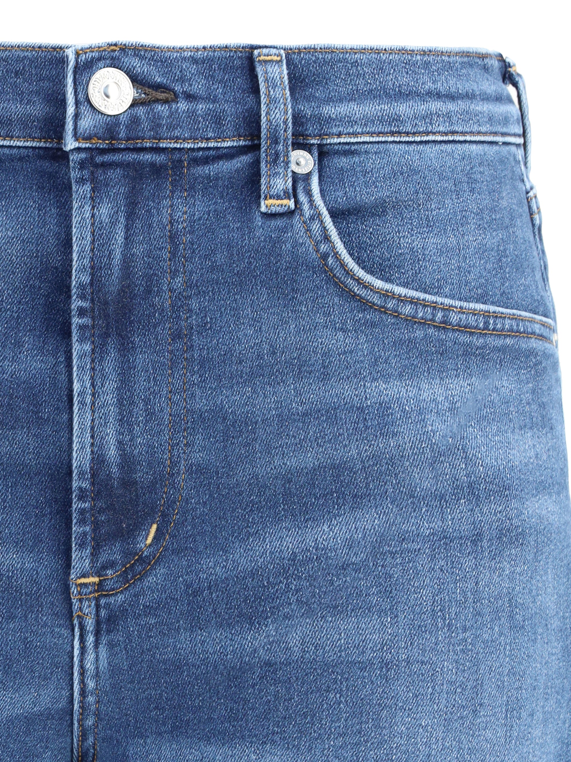 Citizens Of Humanity Lyra Cropped Jeans — Blue, view 3