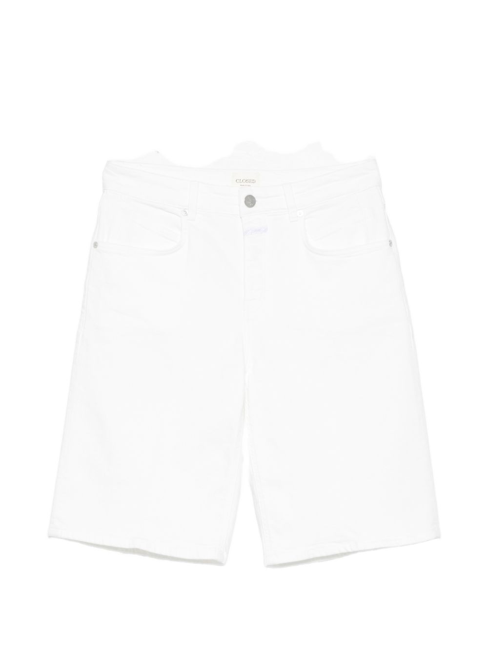 Closed Cotton Bermuda Shorts — White by Closed