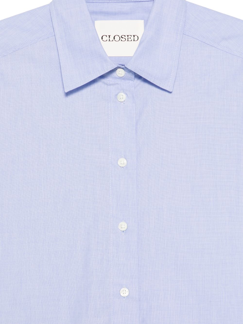 Closed Cotton Shirt — Blue, view 3