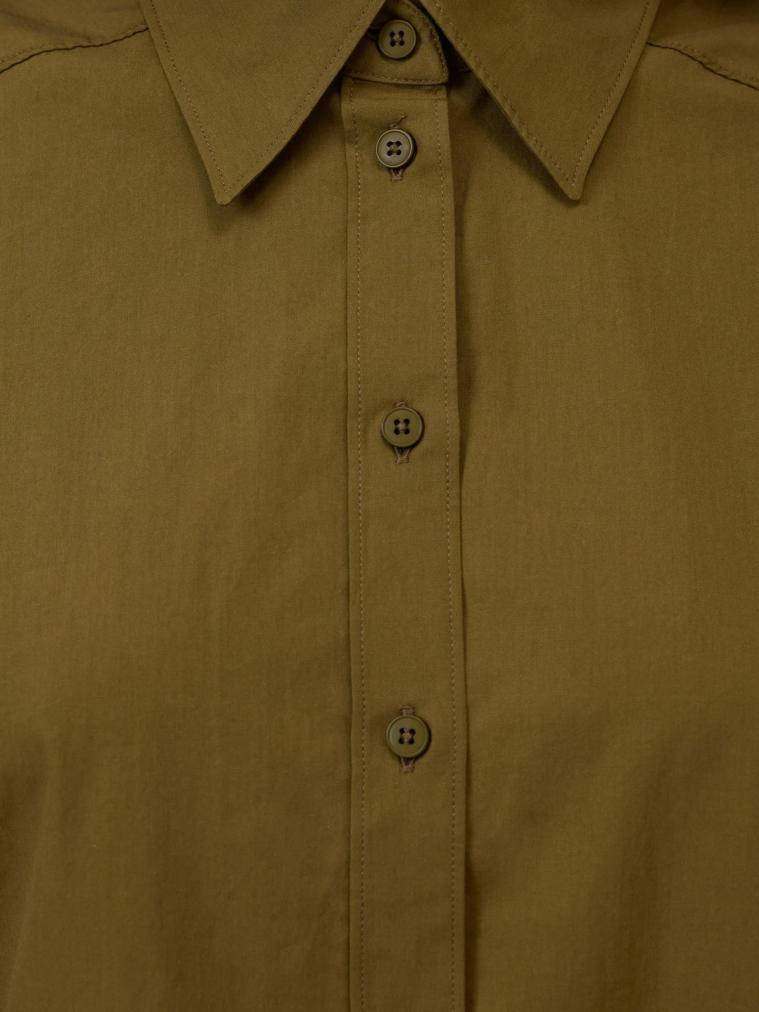 Closed Recycled Cotton Shirt — Green, view 3