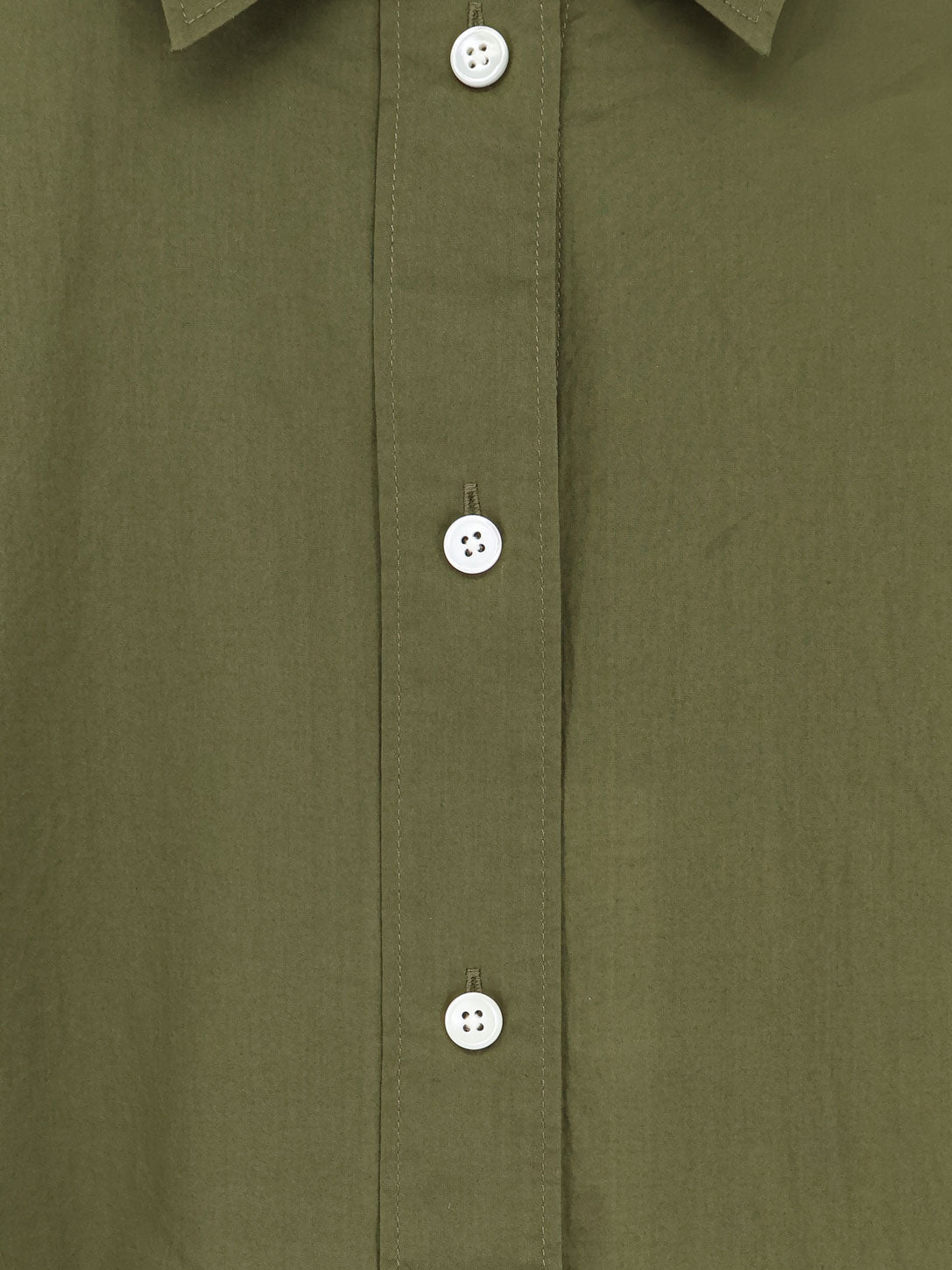 Closed Cotton Button-Down Shirt — Green, view 3