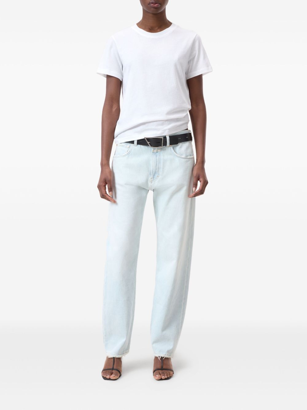 Closed Cotton Crew Neck T-shirt — White, view 5