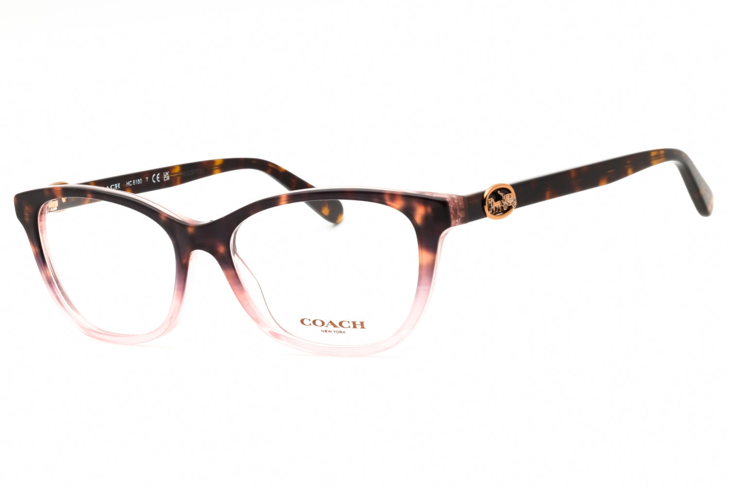 Coach 0HC6180F Tortoiseshell Gradient Eyeglasses — Brown by Coach