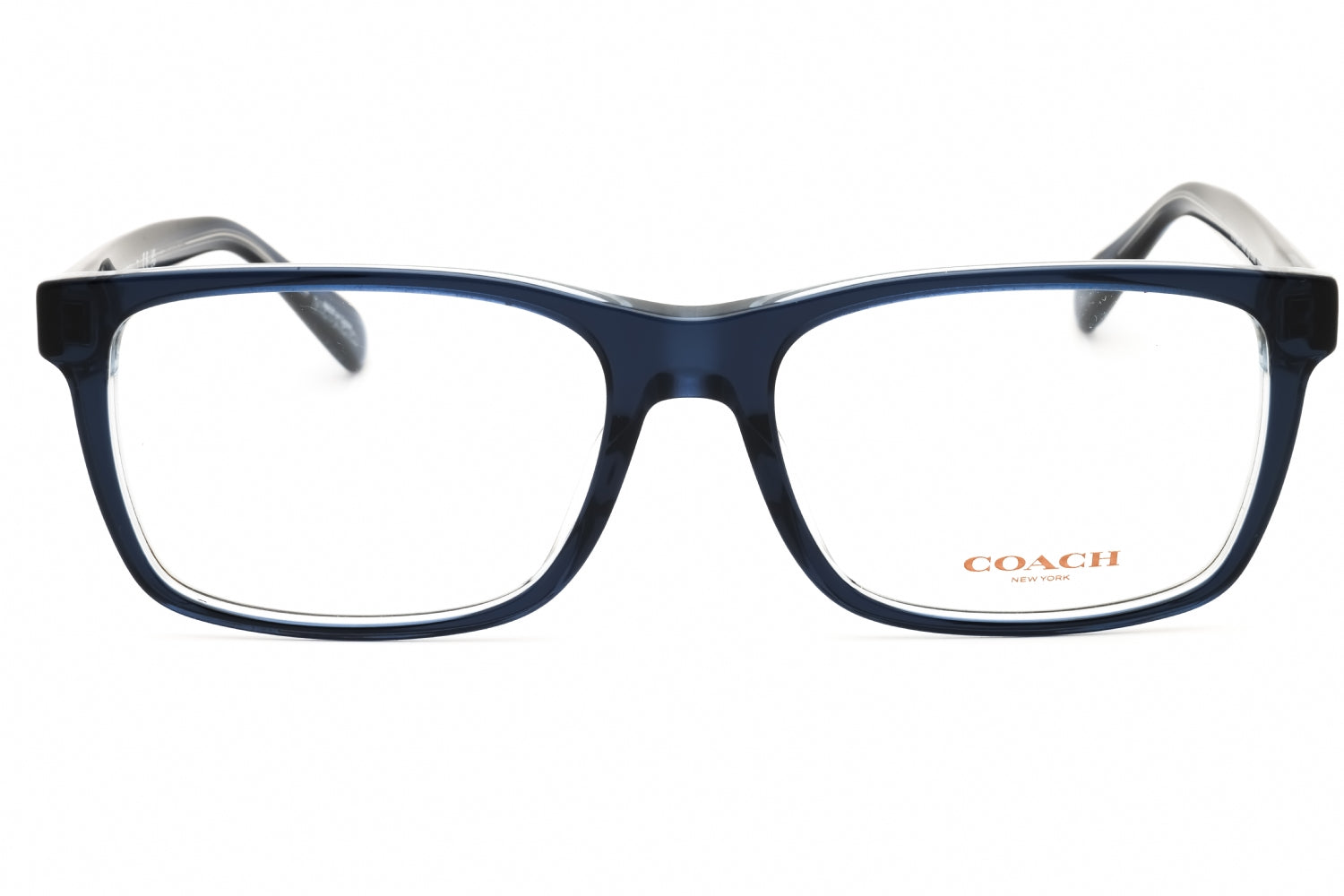 Coach 0HC6213U Rectangular Acetate Frame Eyeglasses — Navy, view 2
