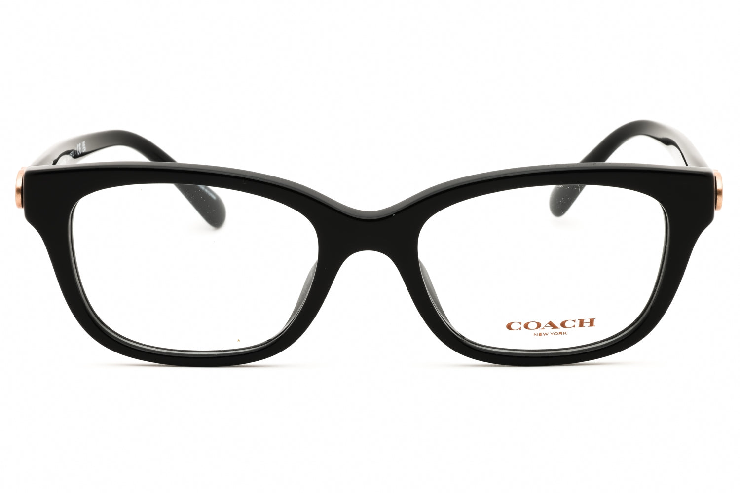 Coach 0HC6257U Rectangular Acetate Eyeglasses — Black, view 2
