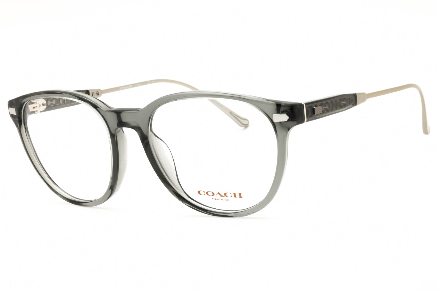 Coach 0HC6265U Round Acetate Eyeglasses — Gray by Coach