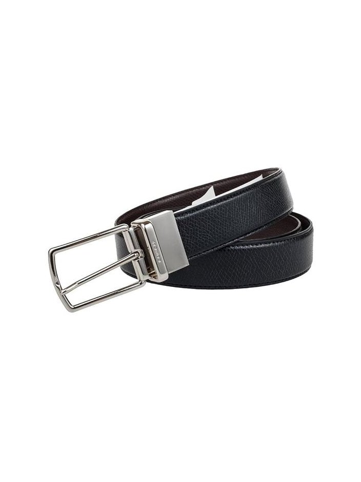 Coach Textured Leather Belt — Black by Coach