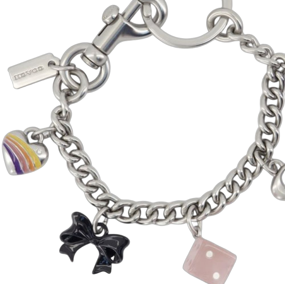 Coach Charm Chain Bracelet — Silver by Coach