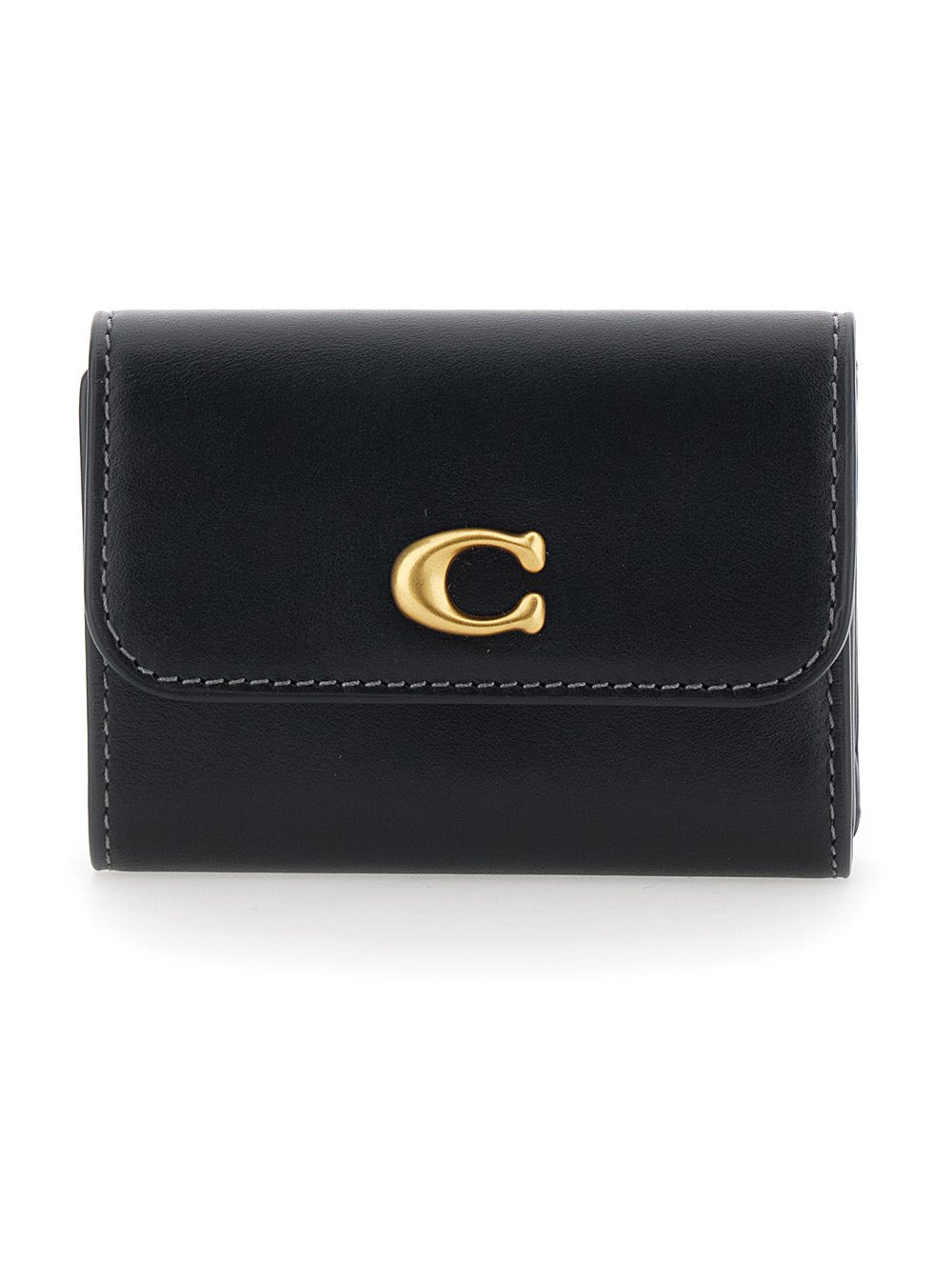 Coach Leather Card Case — Black by Coach