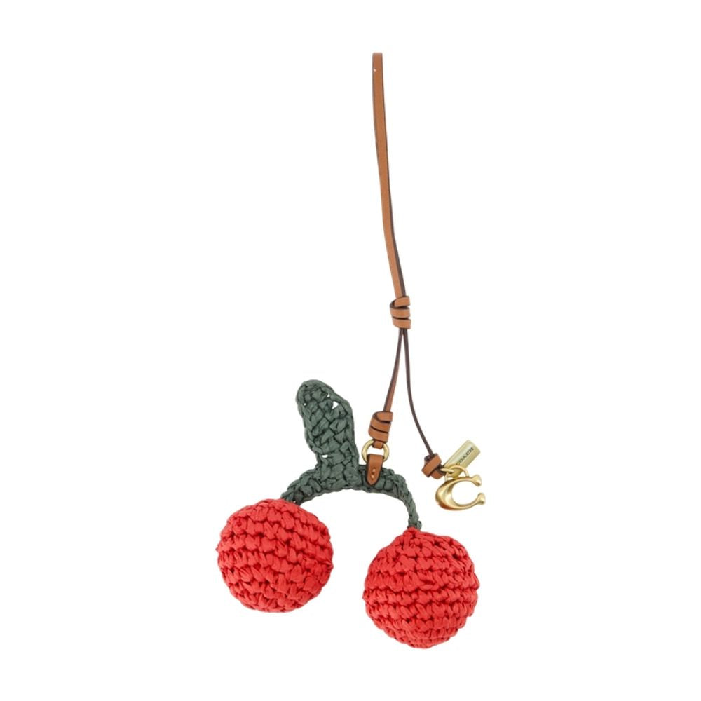 Coach Straw Cherry Charm — Multicolor by Coach