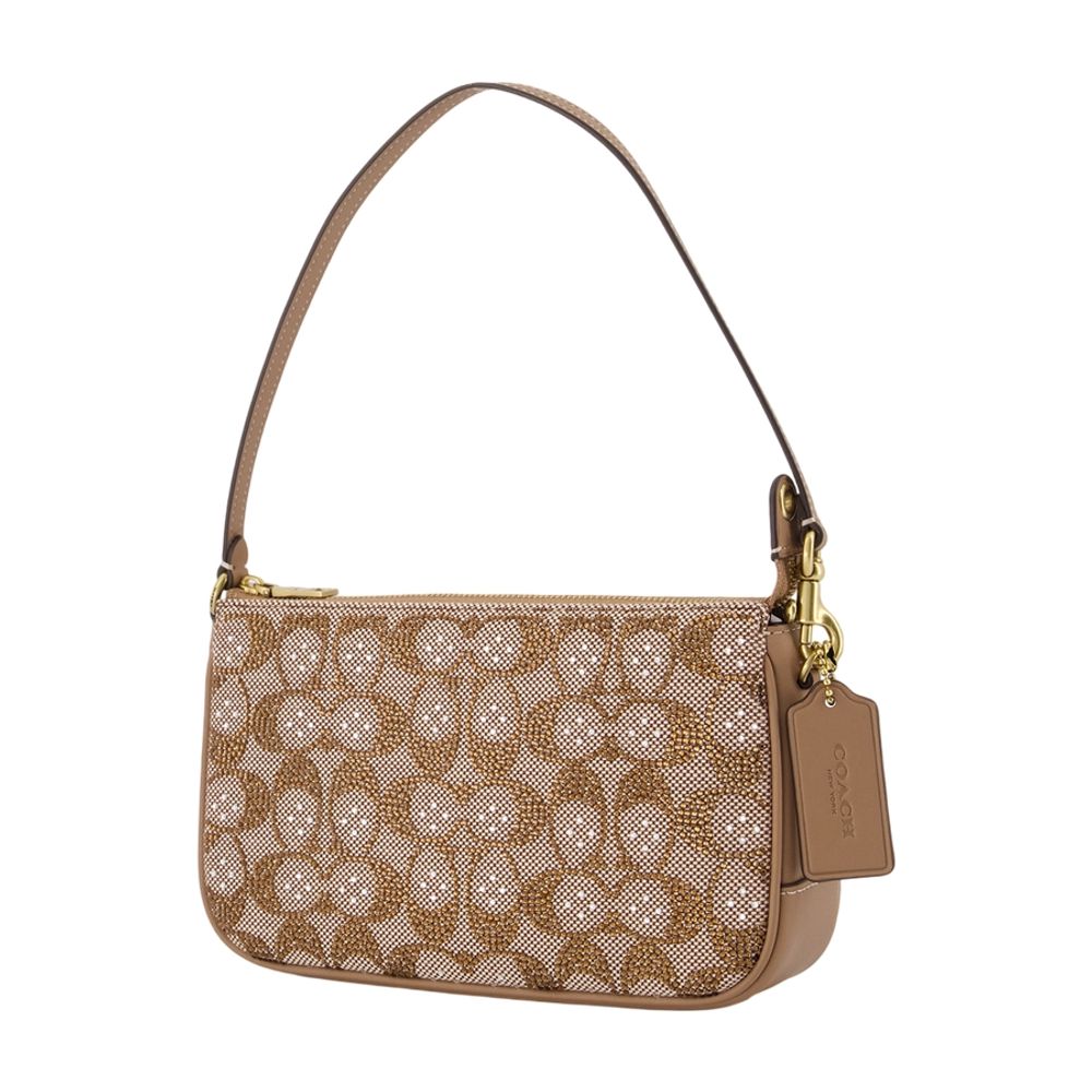 Coach Crystal Crossbody Bag — Beige, view 2