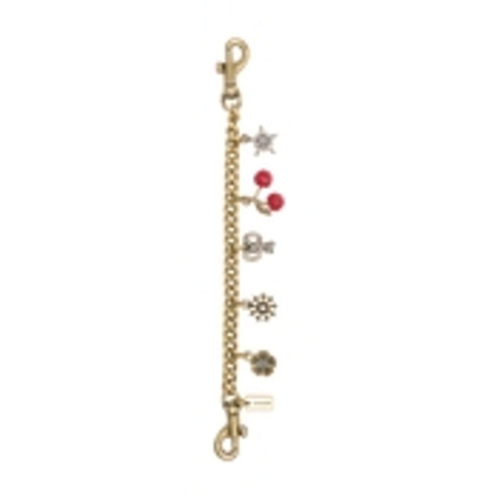 Coach Crystal Motif Chain Hair Clip — Multicolor, view 2