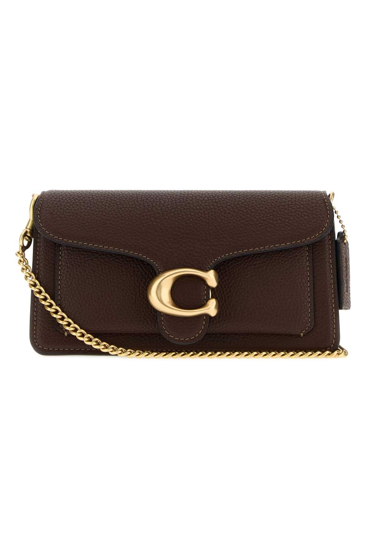 Coach New York Pebbled Crossbody Bag — Brown by Coach New York