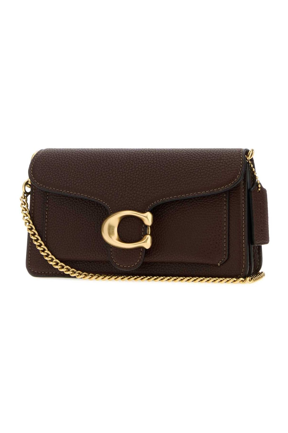 Coach New York Pebbled Crossbody Bag — Brown, view 2