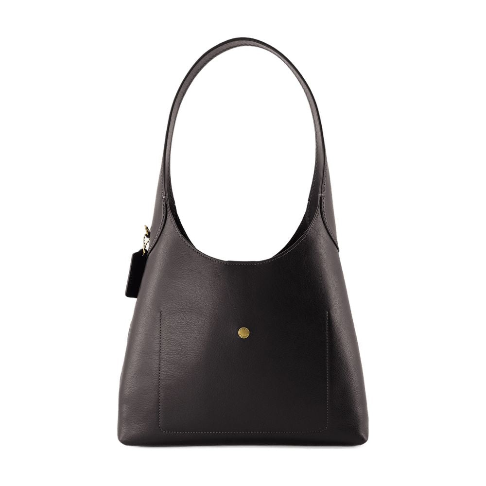 Coach Cowhide Leather Shoulder Bag — Black by Coach