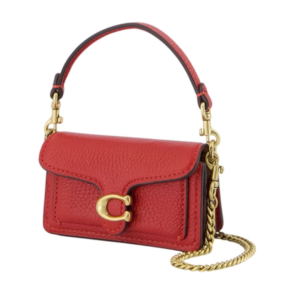 Coach Tabby Leather Bag — Red, view 2