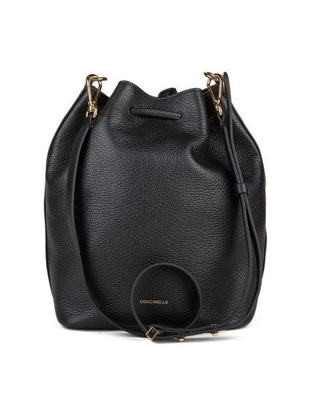 Coccinelle Bucket Bag — Black, view 4