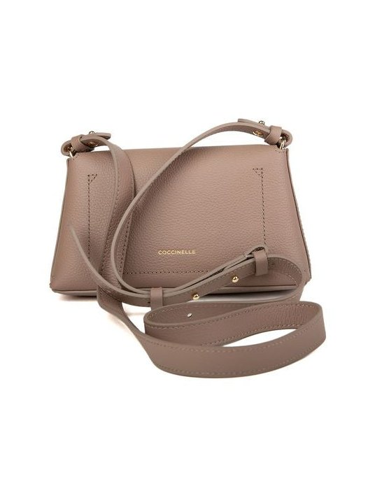 Coccinelle Nikla Crossbody Bag — Beige, view 3