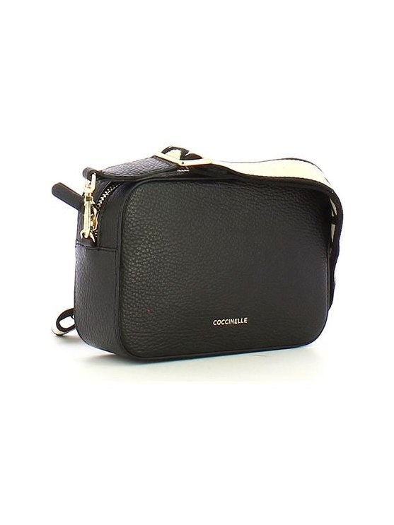 Coccinelle Tebe Crossbody Bag — Black, view 3
