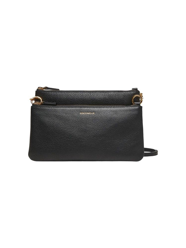 Coccinelle Leather Crossbody Bag — Black by Coccinelle