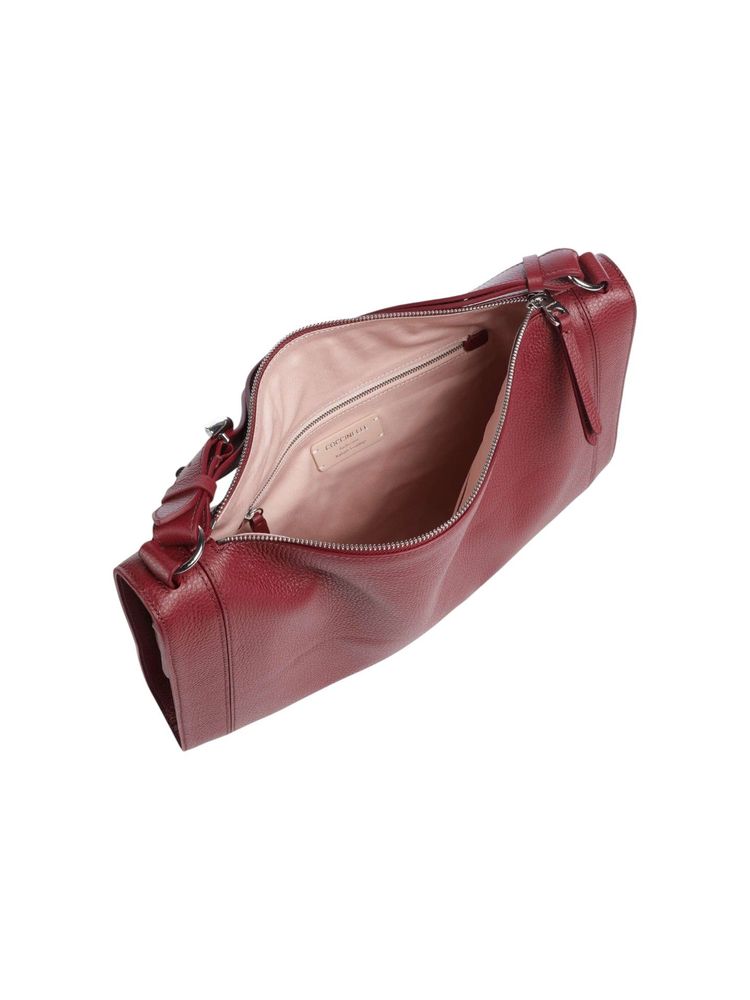 Coccinelle Elinor Leather Shoulder Bag — Red, view 3