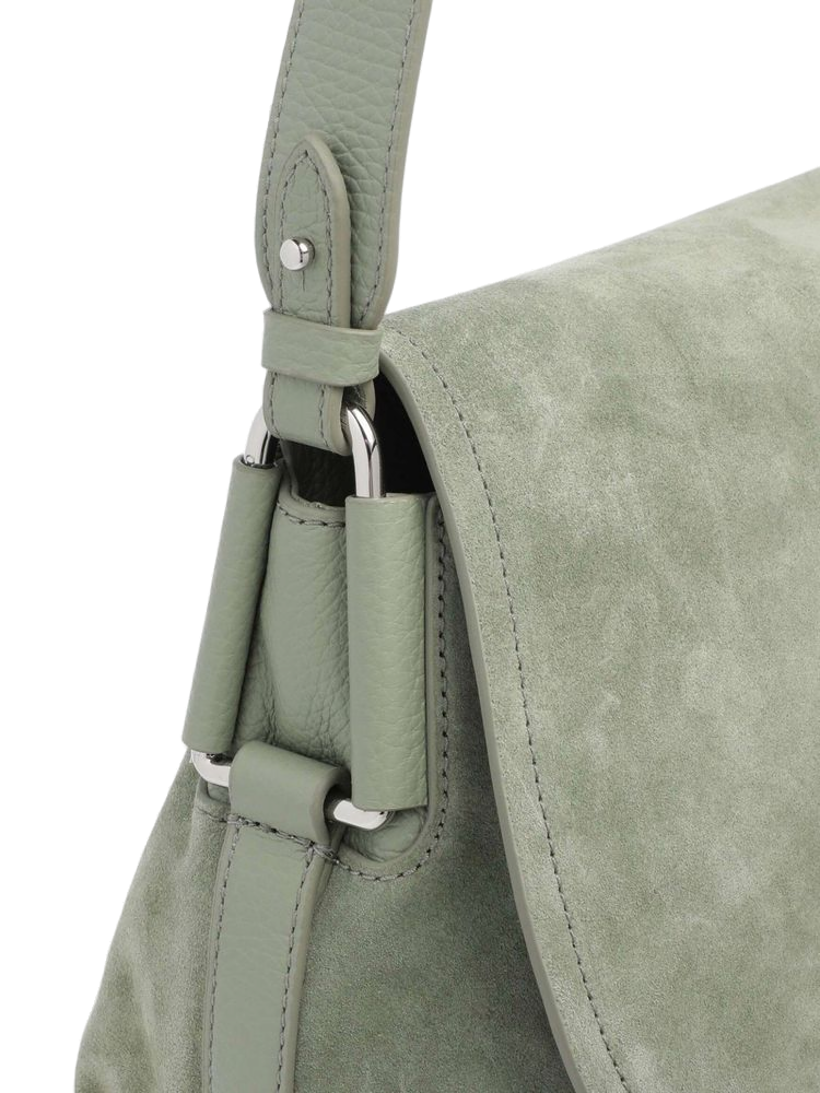 Coccinelle Rebekka Leather Shoulder Bag — Green, view 4