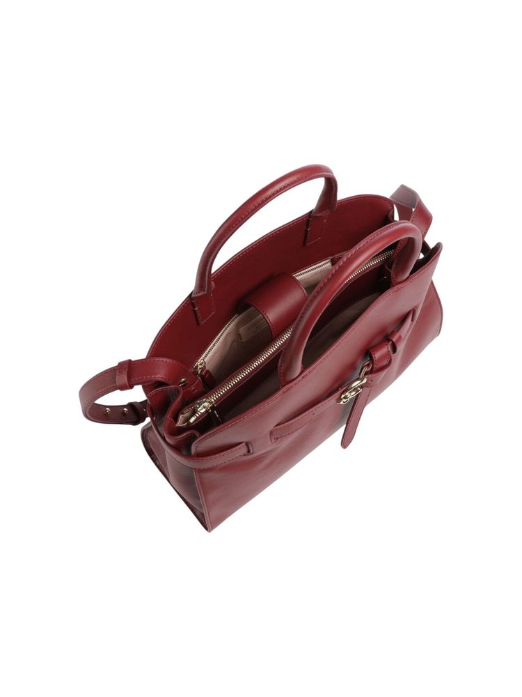 Coccinelle Sabine Leather Top Handle Bag — Red, view 3