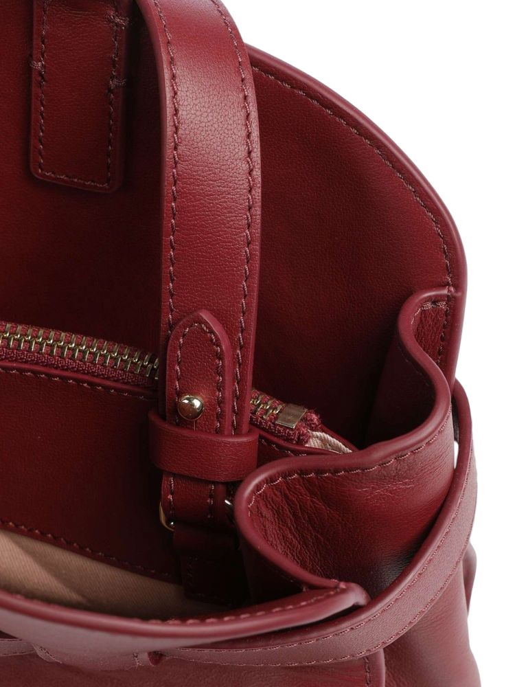 Coccinelle Sabine Leather Top Handle Bag — Red, view 4