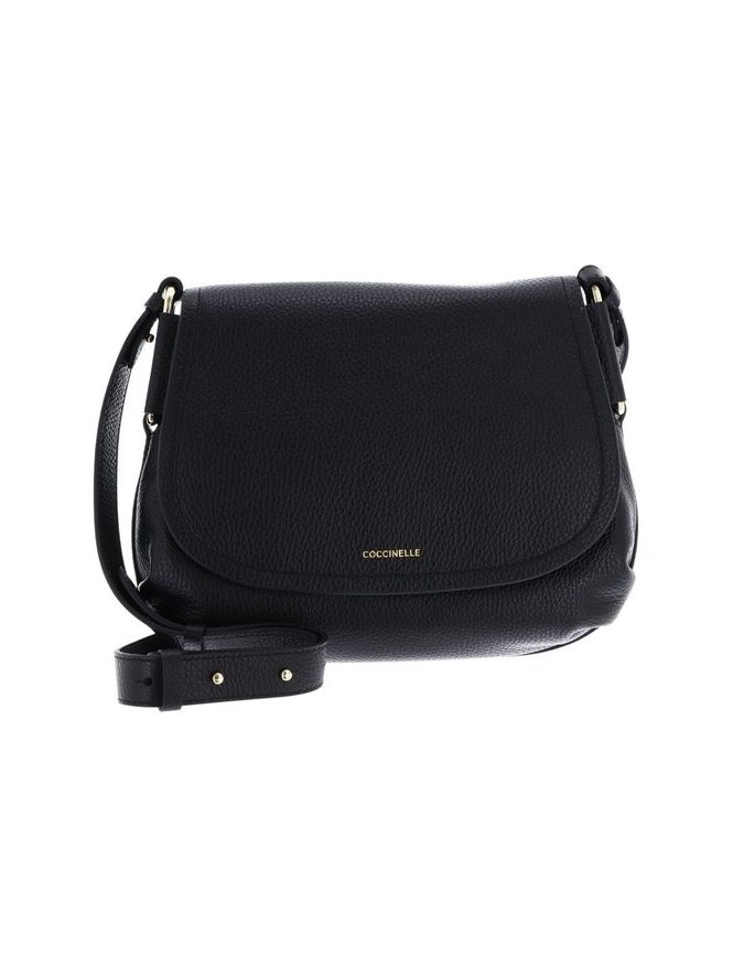 Coccinelle Leather Shoulder Bag — Black by Coccinelle