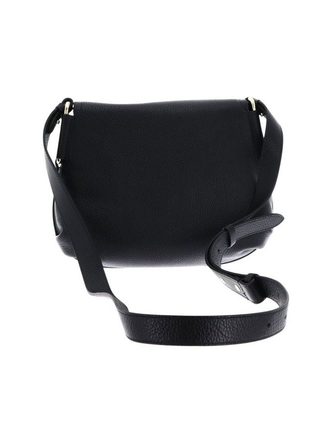 Coccinelle Leather Shoulder Bag — Black, view 3