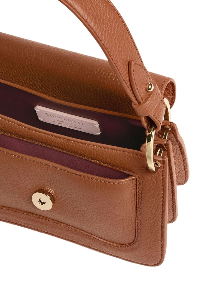 Coccinelle Shoulder Bag — Brown, view 5