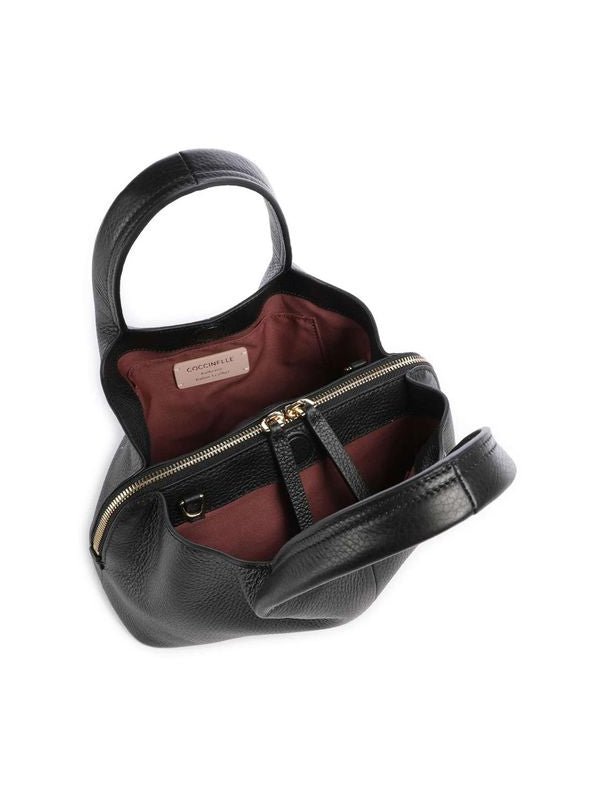 Coccinelle Nell Top Handle Bag — Black, view 4