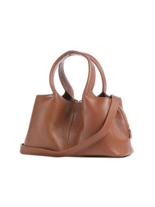 Coccinelle Nell Top Handle Bag — Cognac, view 2