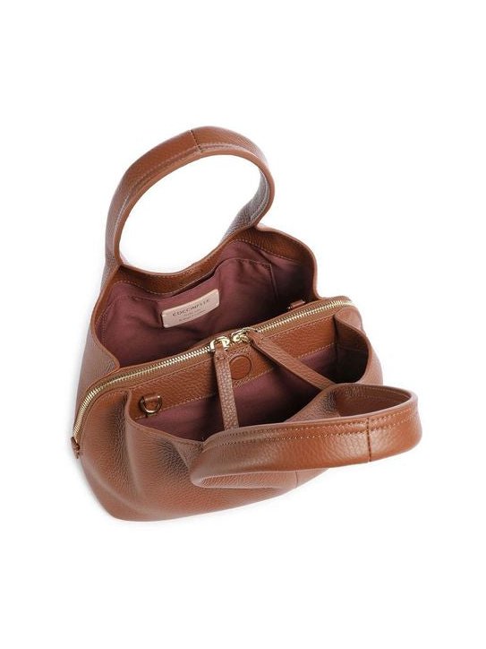 Coccinelle Nell Top Handle Bag — Cognac, view 5