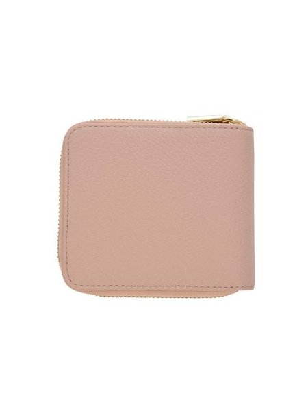 Coccinelle Grained Cowhide Wallet — Beige, view 2