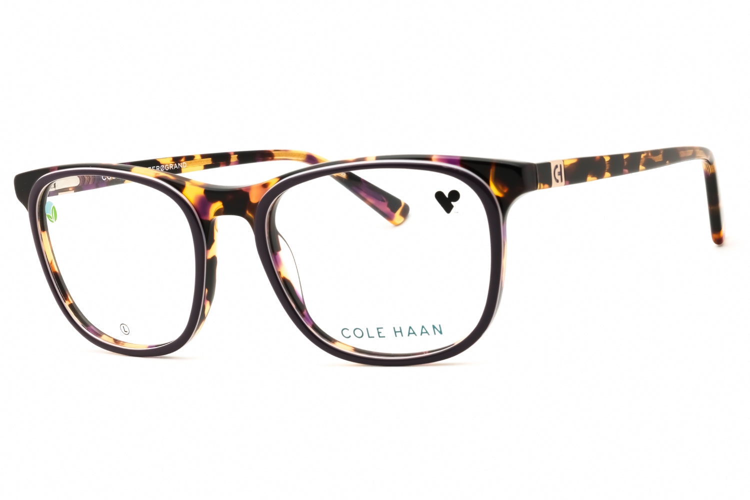 Cole Haan CH4518 Tortoiseshell Acetate Eyeglasses — Brown by Cole Haan