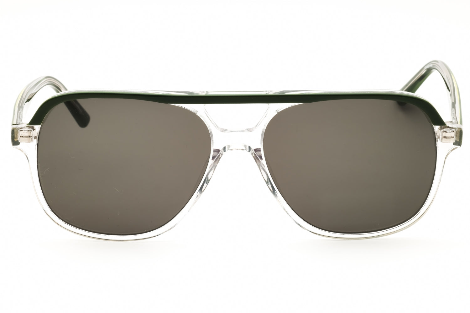 Cole Haan CH6504 Rectangular Acetate Sunglasses — Clear, view 2
