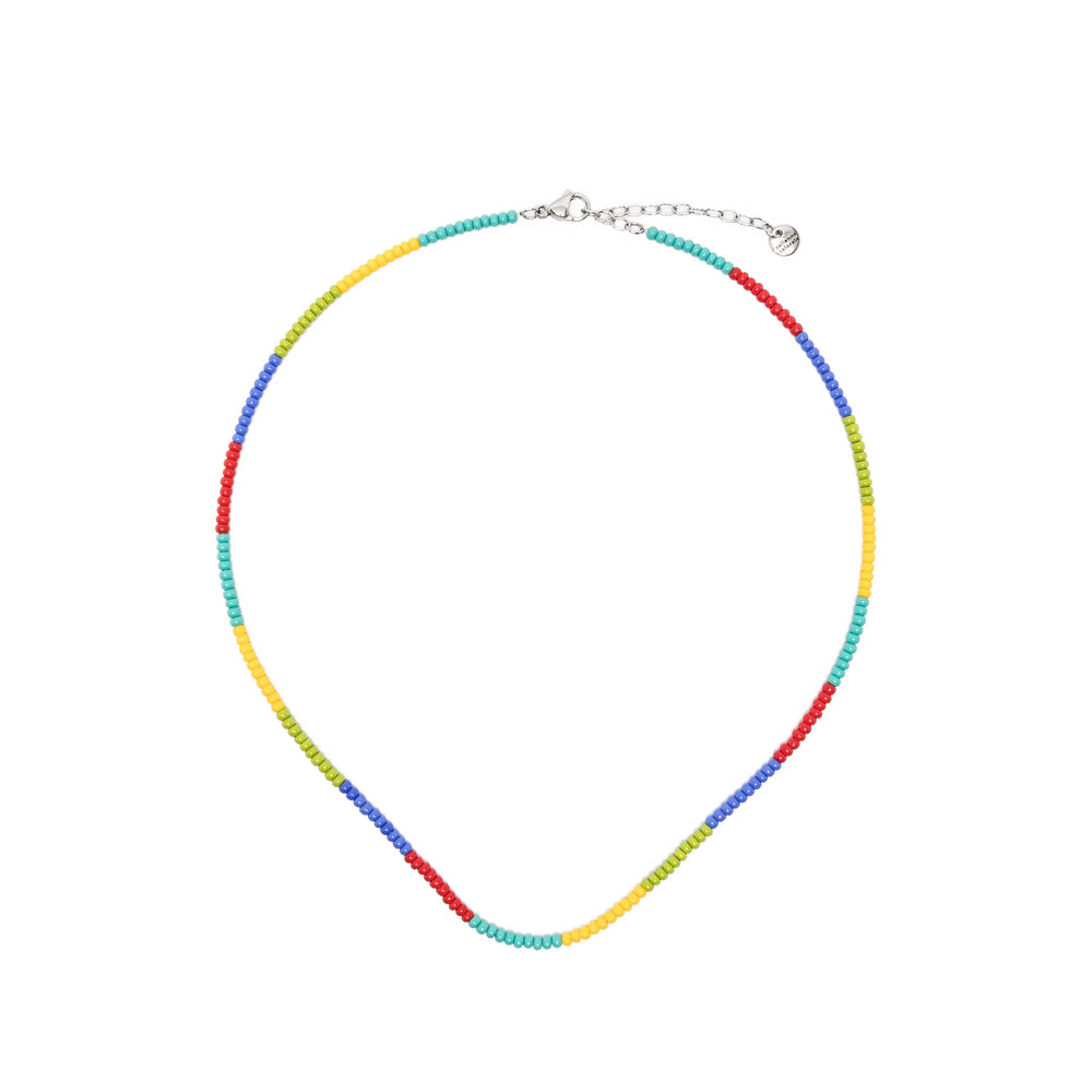 Collanine Colorate Blspr Necklace — Multicolor by Collanine Colorate