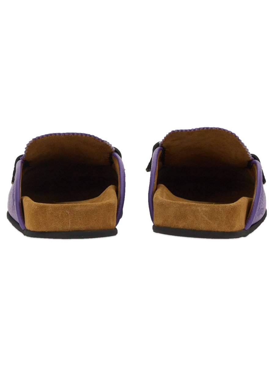 College Handmade with Iconic X Design Sandal — Purple, view 2