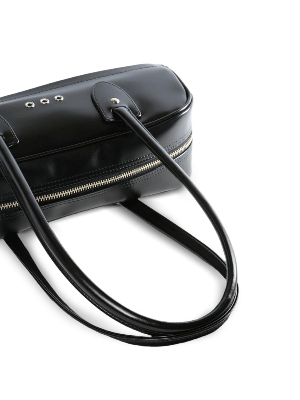 Comme Comme Toolbox-Style Top Handle Handbag — Black, view 3