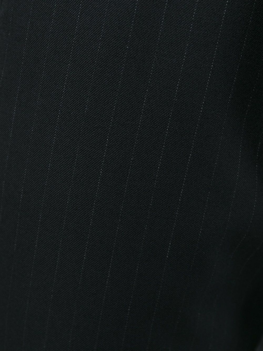 Comme Comme Pinstripe Wool Trousers — Black, view 5