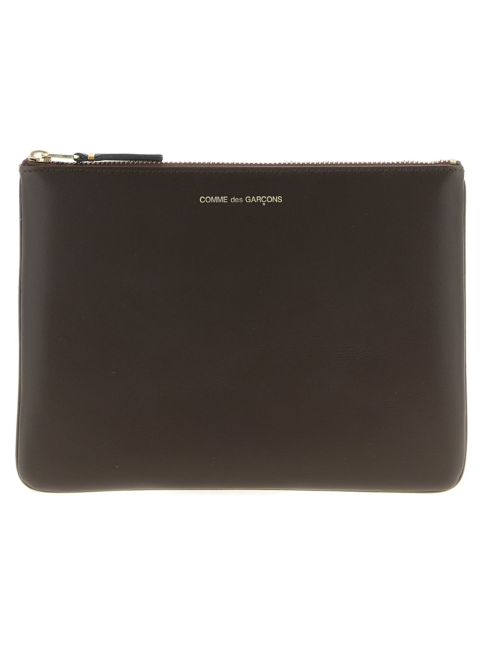 Comme des Garçons Card Case — Brown by Comme Des Garcons